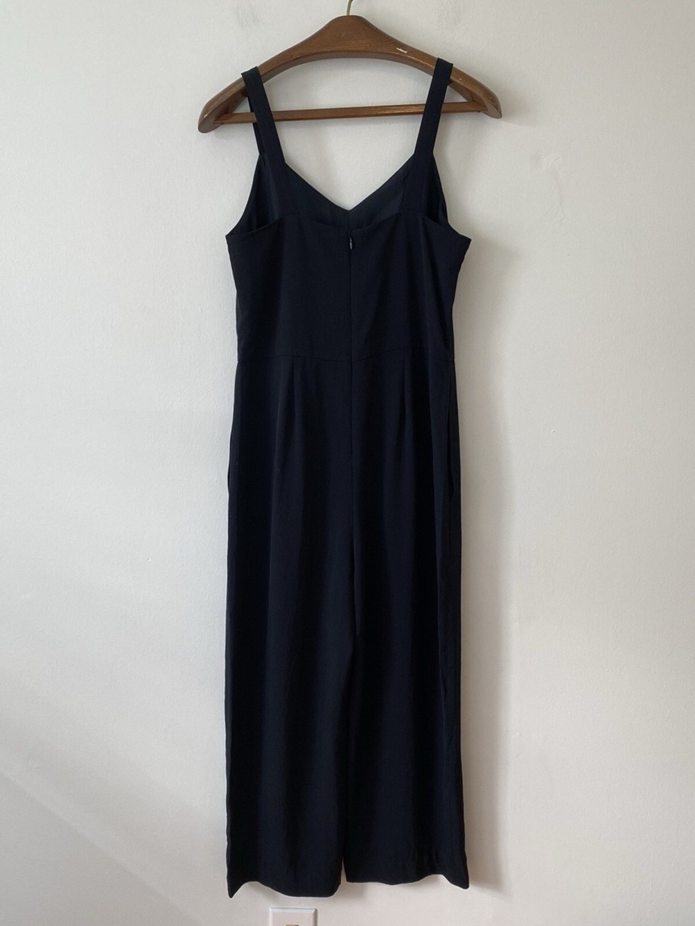 Everlane The Japanese GoWeave Slip Jumpsuit Black- Size 8